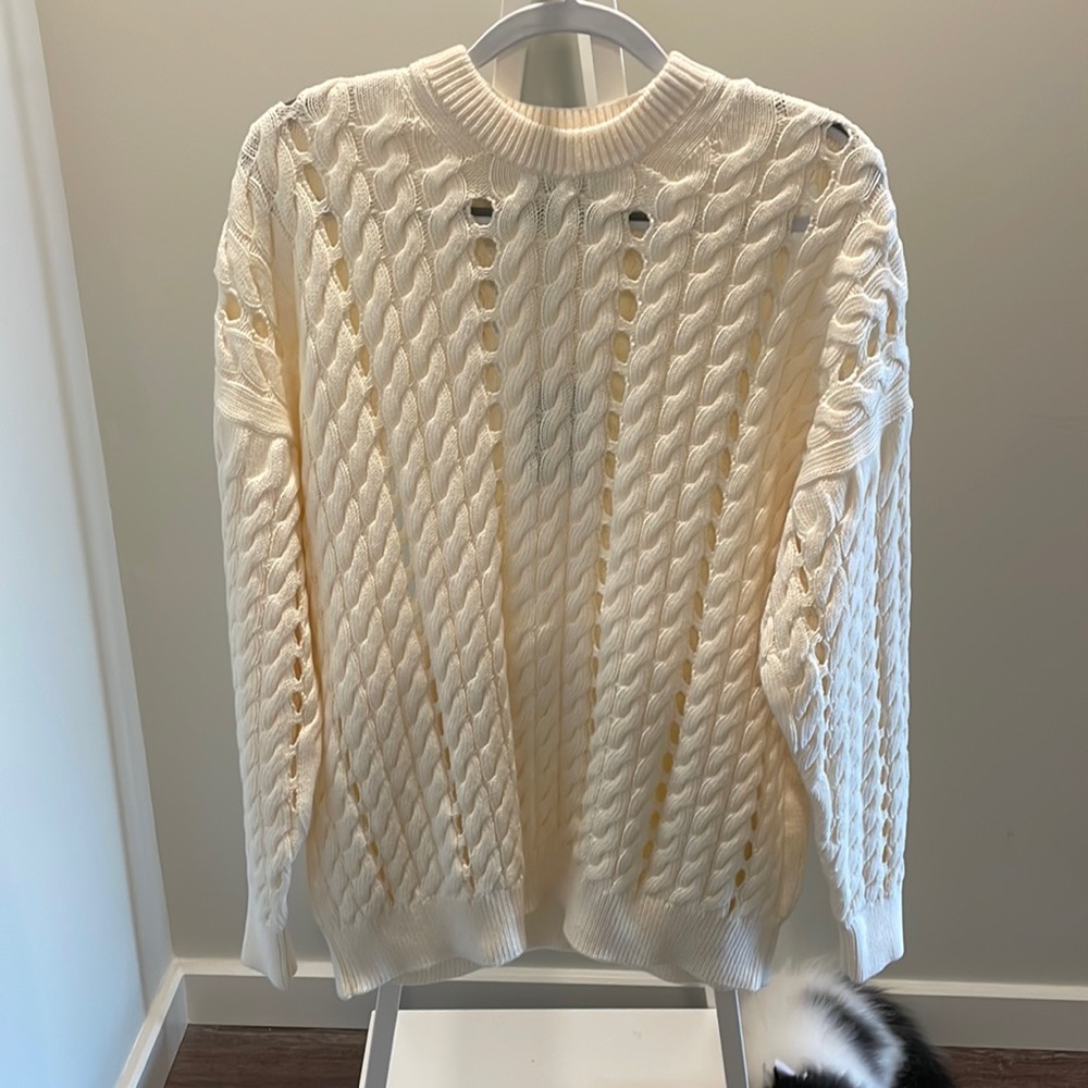 Alexander Wang cable sweater